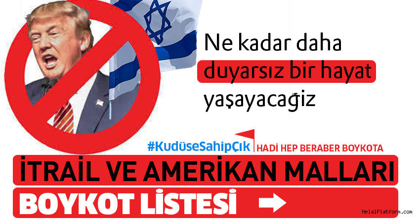 israil ve amerikan mallari boykot listesi 1