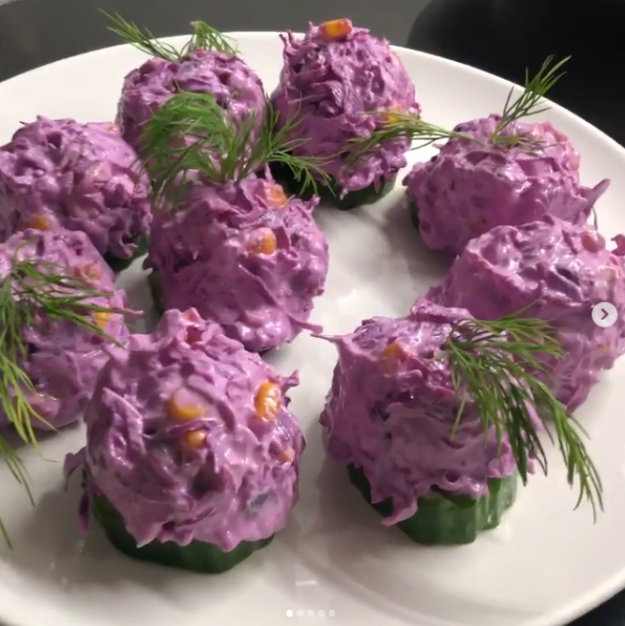 mor lahana salatası tarifi